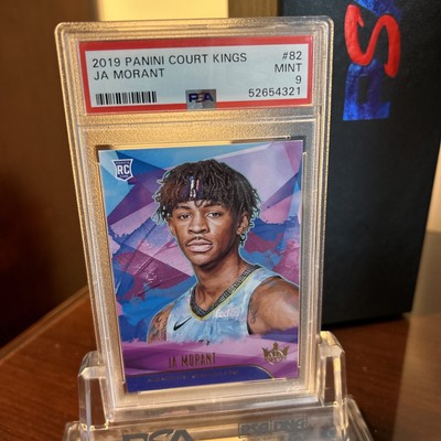 JA MORANT 2019-20 PANINI COURT KINGS ROOKIE RC #82 PSA 9 MINT 