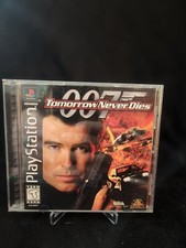 007 Tomorrow Never Dies (Sony PlayStation 1 PS1) BLACK LABEL COMPLETE CIB W/ Reg