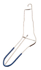 VTG Lee Rowan Co Adjustable Metal Sock Stretcher Dryer Hanger 10.5-13 Blue Grip