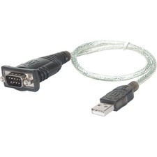 Manhattan - 18 Inch USB to Serial Converter Cable - 205146
