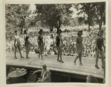 VINTAGE Euclid Park Photo RICHMAN BROS Clothing Company Picnic Beauty Contest
