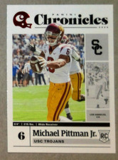 2020 Panini Chronicles Red Foil Michael Pittman Jr. Rookie RC #13 Colts