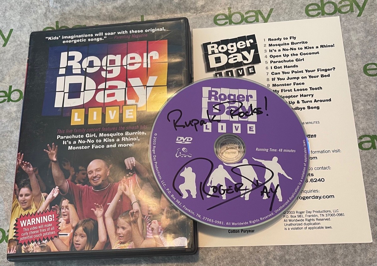 Roger Day - Live (DVD 2003) + Insert! and DVD - Autographed! | eBay 