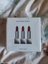 Burberry Kisses Travel Size Lipstick Trio Set Brand New
