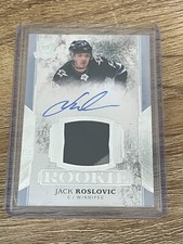 2017-18 Upper Deck The Cup /249 Jack Roslovic #153 RPA Rookie Patch Auto RC