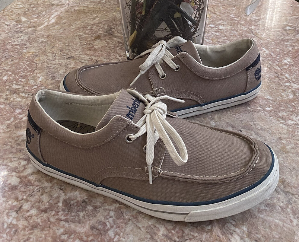 Timberland Men's Earthkeepers Hookset Gray Boat Oxford Shoes Size