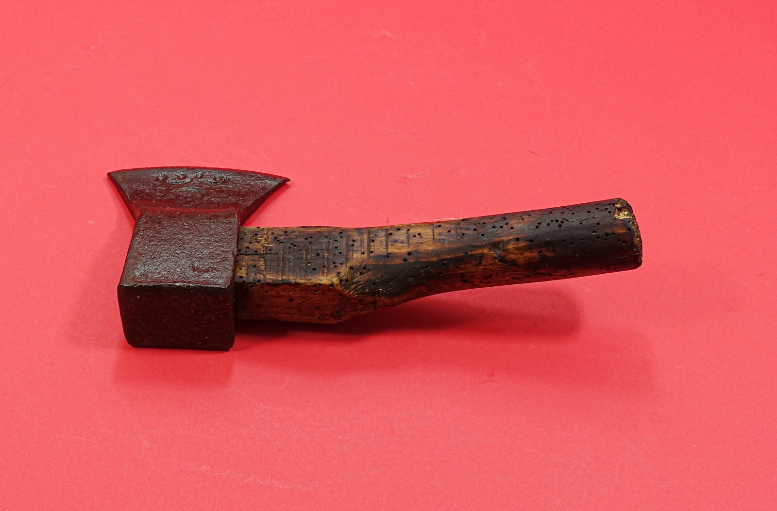 19th c Antique Rare Primitive Wrought Hewing Goosewing Bearded broad