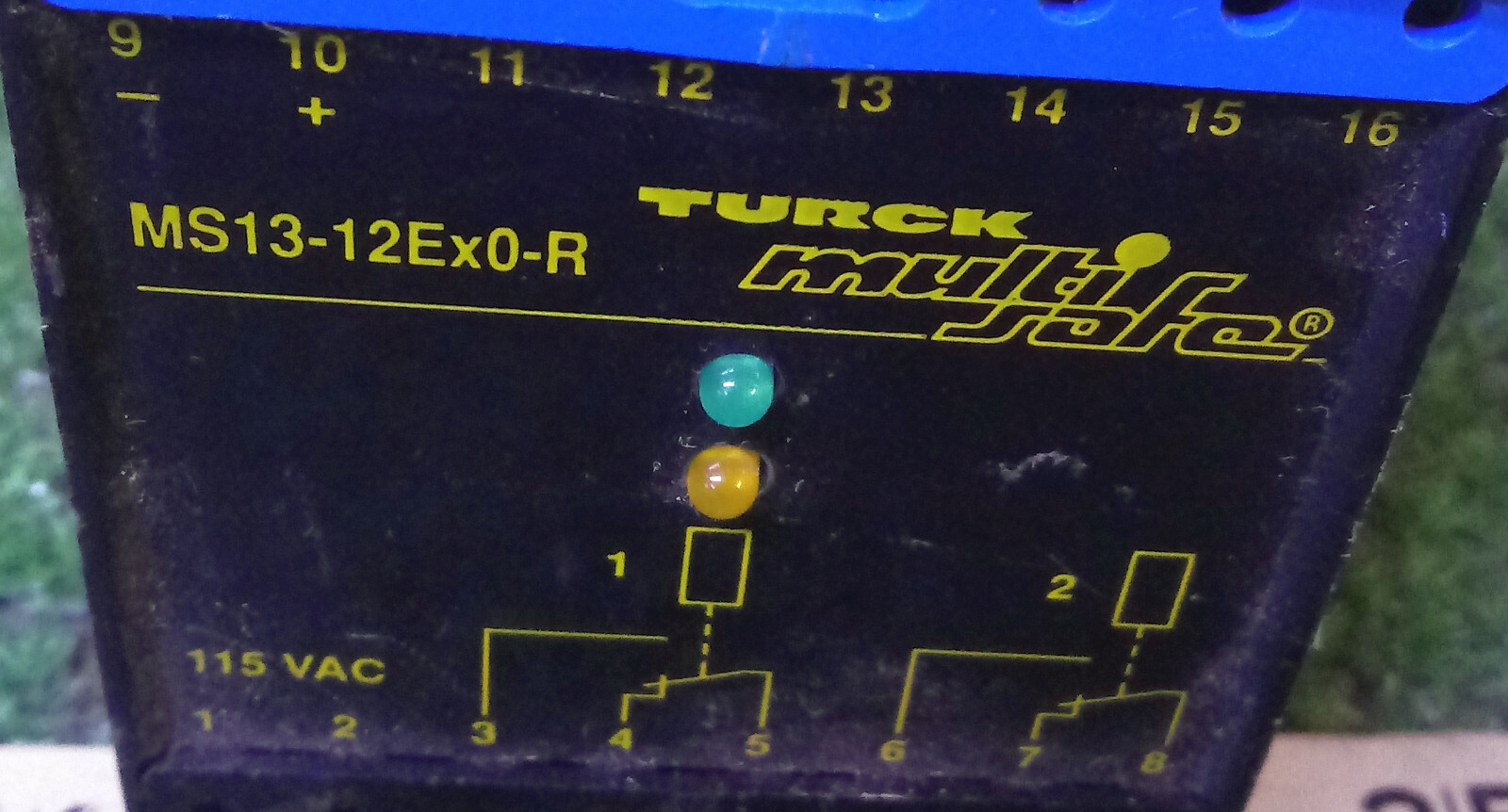 Turck Ms13-12ex0-r Multisafe Switching Amplifier Relay Supply 110vac ...