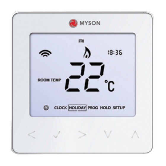 MYSON TS EU Touch Screen Programmable Room Thermostat Bb1908001 for sale  online | eBay