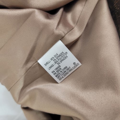 Antonio Melani Brown 95% SILK Sleeveless YOLANDA Dress Sz 10 Lined MSRP $159 NEW - Bild 11 von 13