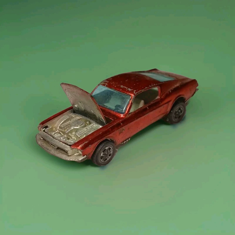 1967 Hot Wheels REDLINE Custom Mustang (Red)