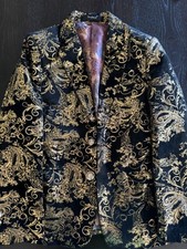 Youth 8-10, Jacquard Slim Fit Notch Lapel Tuxedo Formal Wear