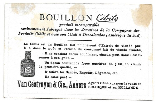 Lorraine - Fraises- Récolte dans tous les pays - Chromo Cibils - Trade card - Picture 2 of 2