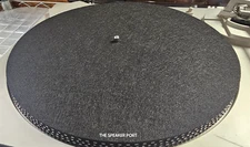 Record Player Turntable Platter Mat Slipmat 12" Diameter / 3mm Thick Black Felt