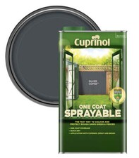 Cuprinol One Coat Sprayable Fence Treatment Silver Copse 5 Litre, 5L,Cupnsftsc5L