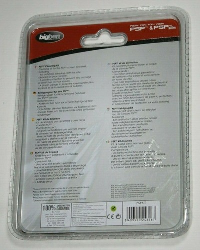 2 x pellicola protezione + panno compatibile Sony PSP & PSP slim screen big ben - Foto 2 di 3