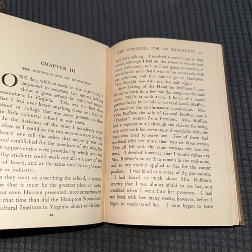 Up From Slavery An Autobiography by Booker T. Washington School Edition 1901 - Picture 16 of 18