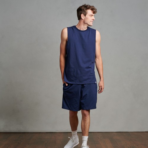 Russell Athletic Men's Dri-Power Cotton Performance Muscle Tee 64mttm0