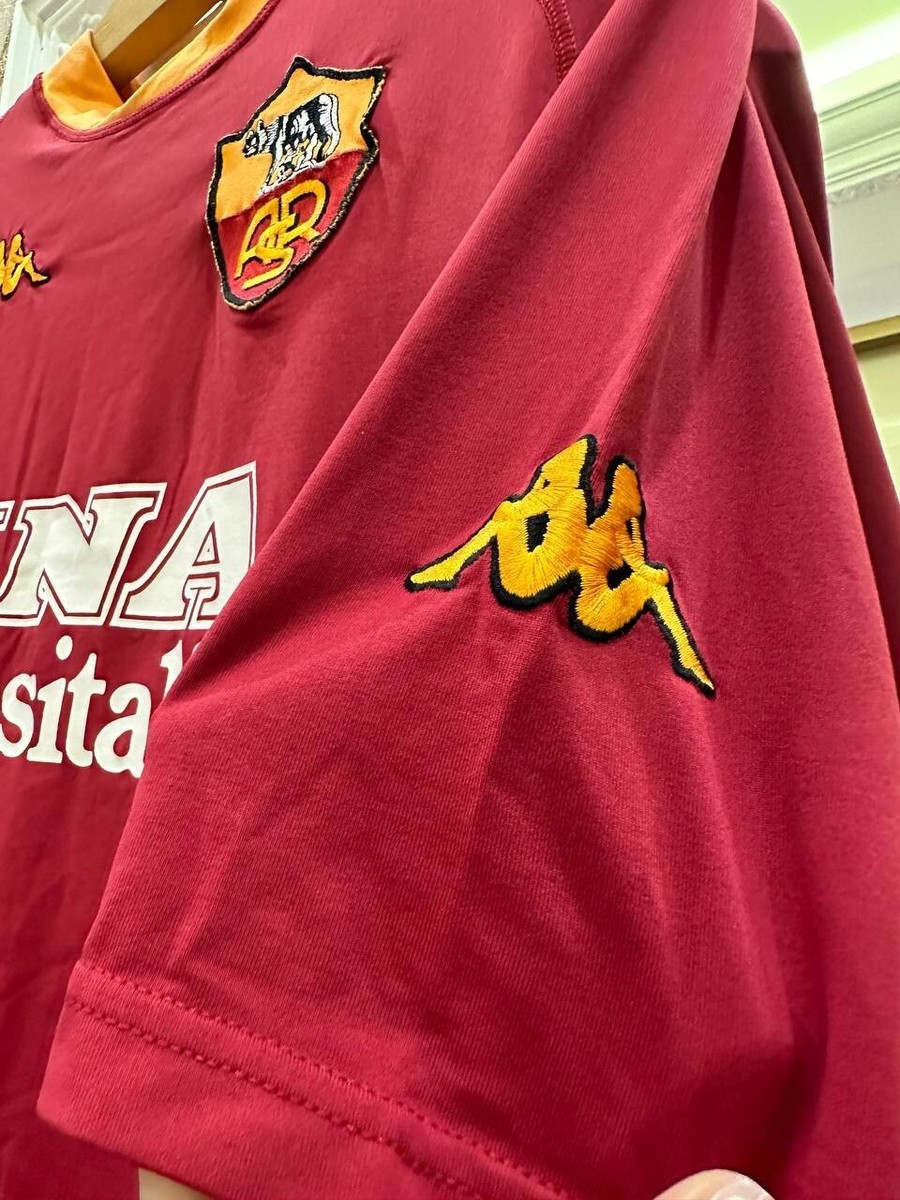 2000-01・Kappa AS Roma 半袖ユニフォーム　Lサイズ 2000-01・Kappa AS Roma 半袖ユニフォーム Lサイズ