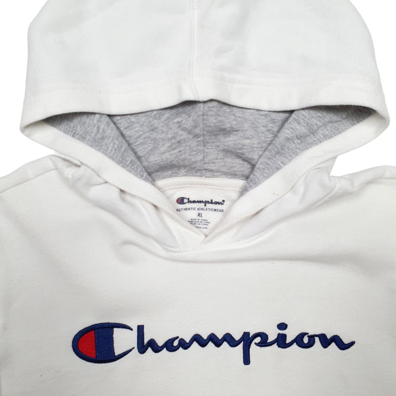 CHAMPION Hoodie Cotton Jumper Sweatshirt Womens M image 2