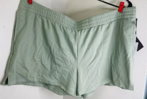 New Ava & Viv Women's Plus Size 4X Shorts Light Green With Pockets  Comfort 