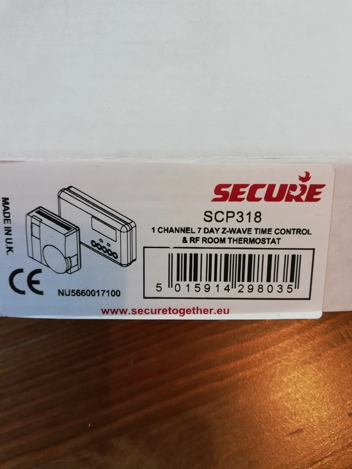 Secure SCP 1 channel 7 day 2 valve time control and RF room thermostat - Image 2 of 2