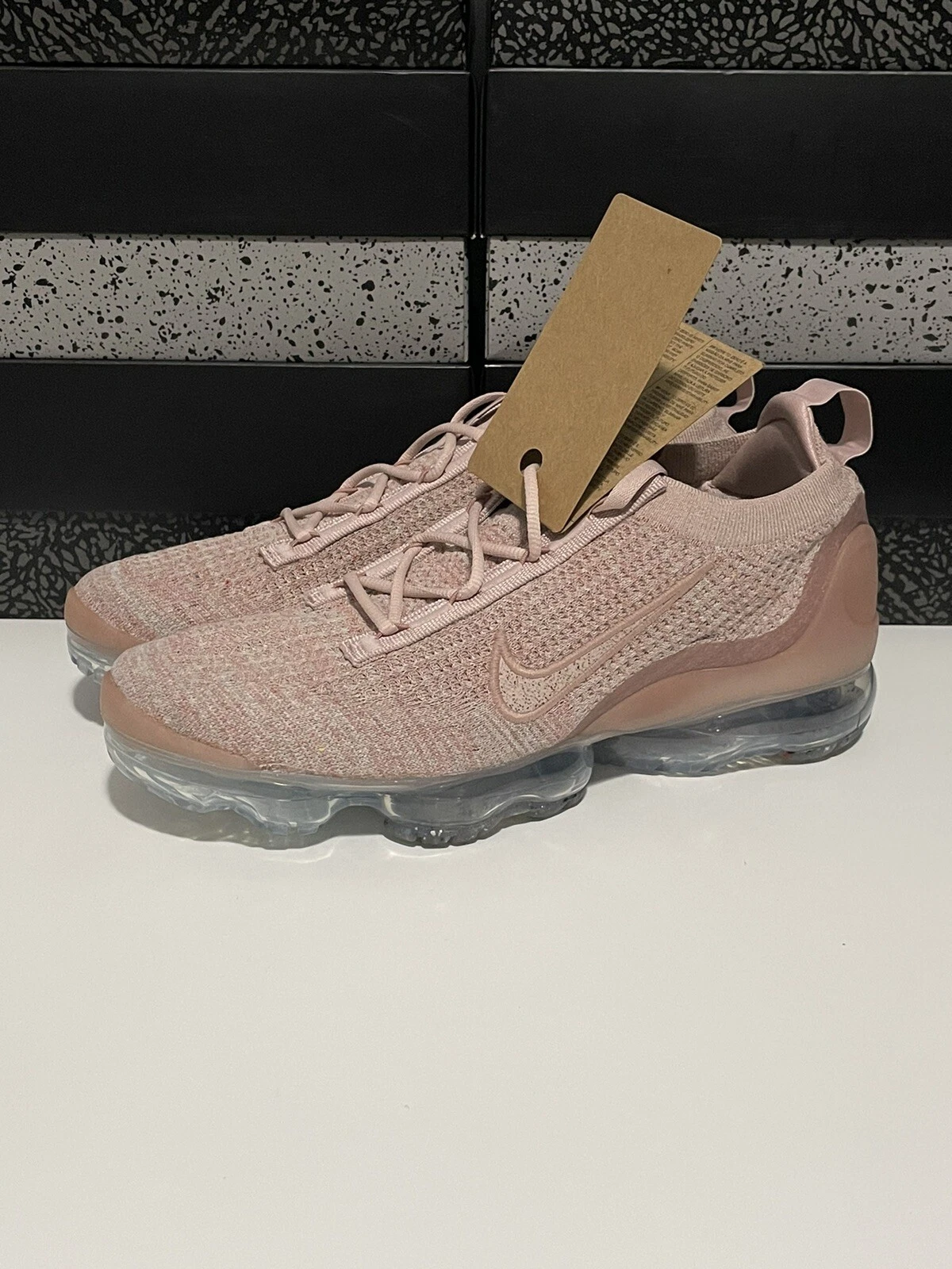 Nuove Nike W Air VaporMax 2021 FK "Pink Oxford" DJ9975 600 Donna 10.5 Uomo 9
