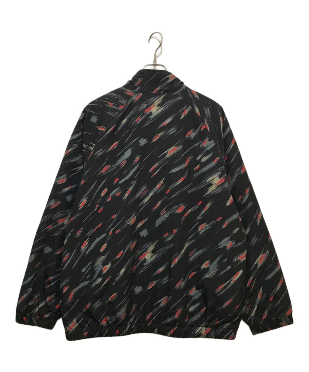 CALEE Water repellent tasser allover pattern track jacket  