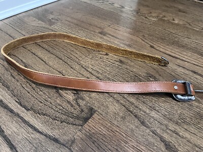 Another Line, Inc Genuine Leather Western Belt 34 Made In  display picture 2