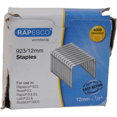 Rapesco Heftklammern, Länge 12mm - Packung mit 4000 Stück 