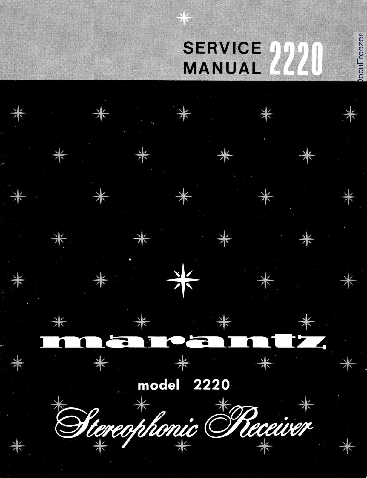 High res scans of the rare owner's manual for the vintage Marantz 2220 receiver
