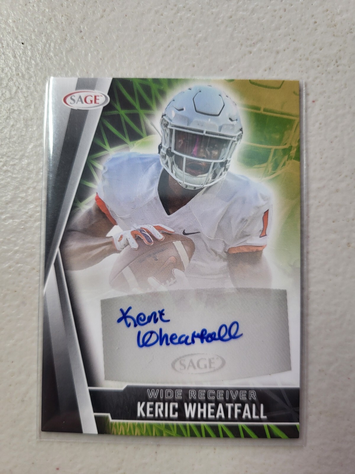 2022 Sage Keric Wheatfall AUTO #A-KW2 Eagles, Fresno State NM Free Shipping