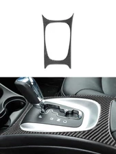 For Dodge Journey 2011-2017 Central Control Gear Shift Trim Cover Carbon Fiber