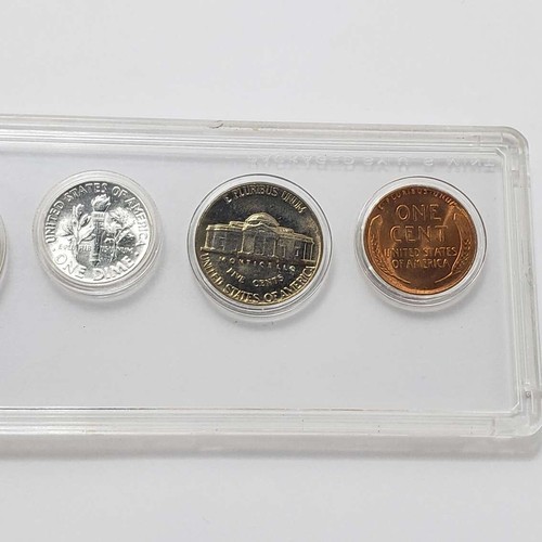 (1) 1955 United States Mint SILVER Philadelphia Year Set WHITMAN* Plastic Holder - Picture 6 of 6