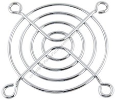 60mm/2.36"inch/6cm Metal Wire Box/CPU Fan Grill/Finger Guard/Cover SILVER/CHROME