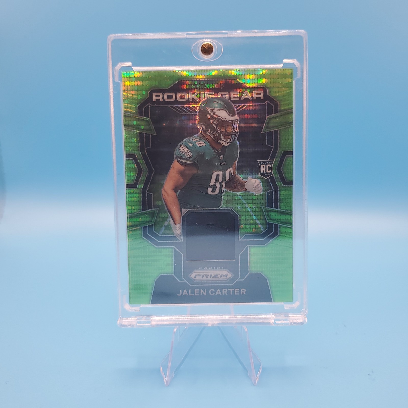 2023 Panini Prizm - Rookie Gear Jalen Carter #RG-JC Neon Green Pulsar Prizm...