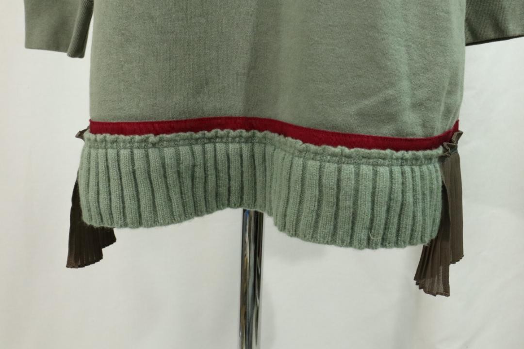 Undercover Different Material Docking Knit Dress … - image 5