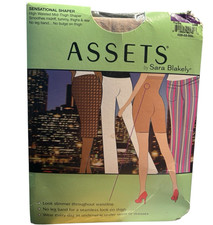 Spanx Assets Sensational Shaper Size 5 Nude High Waist Mid Thigh New Slimming