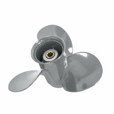 Propeller 9 1/4 x 10 für Honda BF 8 9.9 15 20 PS Bootspropeller Alu 3 Blatt grau