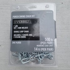 Everbilt Porch Swing Chain Kit 500 Lb 14 Ft New