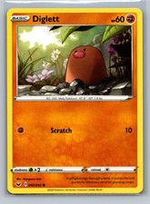 Diglett 092/202 Common SWSH01: Sword Shield Base Set NM