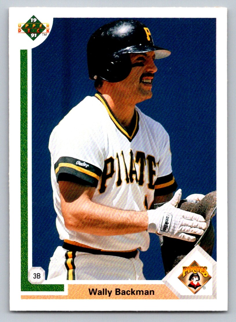 1991 Upper Deck #185d Wally Backman Near Mint or Better