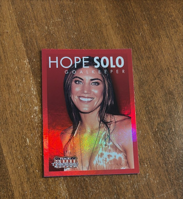 Hope Solo 2015 Panini Americana Red #6 United States Soccer Goalie