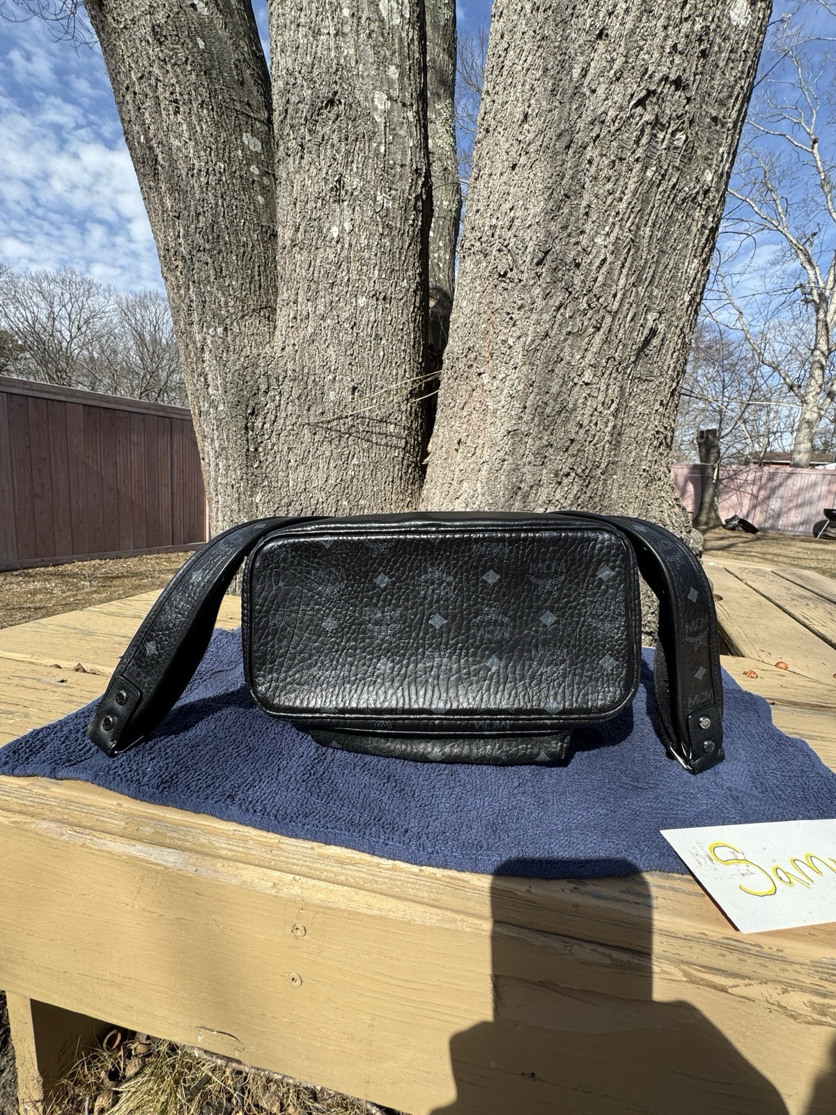 AUTHENTIC MCM small/medium Size Side Stud Backpack - image 9