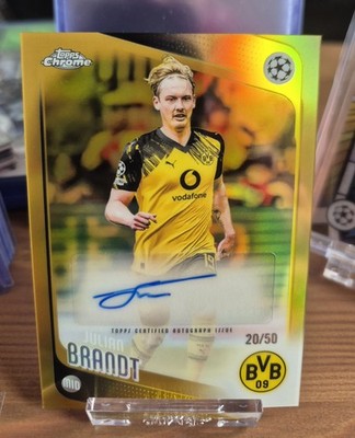Julian Brandt Topps Chrome UCC 2025/26 Auto /50 Borussia Dortmund