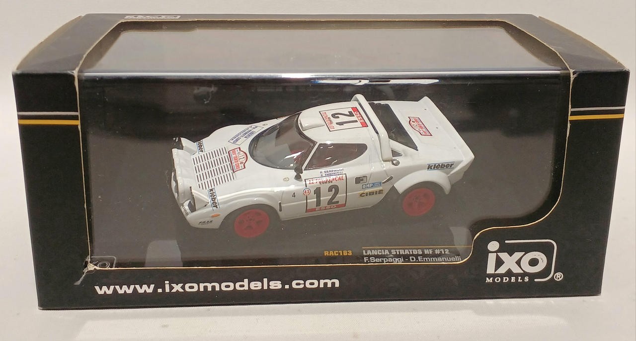 IXO Models Lancia Stratos Hf N 12 Rally Tour De Corse 1979 Serpaggi Emmanuelli 1:43 RAC183