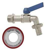 "Geka Kugelauslaufventil-Set 3/4\"-12 Mm Ms Ni - 6 StüCk - 35.3508.8"