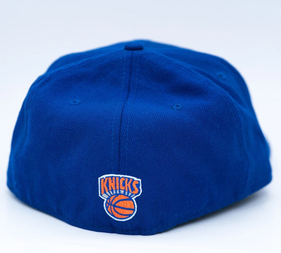 New York Knicks Hat Cap Fitted Mens 7 1/4 Blue NBA Basketball Wool New Era - Image 3 of 4