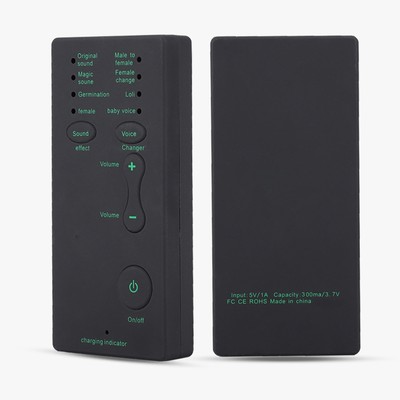 300mah/3.7V Mobile Phone Webcast Live Sound Card External USB Voice Changer CB