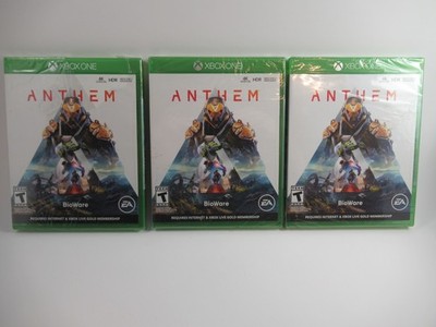 Lot of 3 Xbox One Anthem Brand New Sealed Bioware EA XB1 Rated Teen